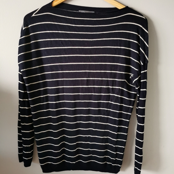 Vince Wool Blend Boat Neck Sweater